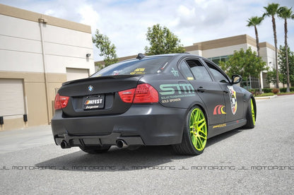 BMW E90 3 Series M Tech Performance Style Carbon Fiber Rear Diffuser - JL Motoring