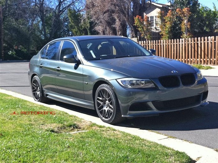 BMW E90 3 Series Performance Bumper Carbon Fiber Front Splitters - JL Motoring