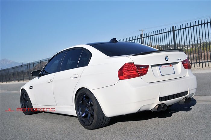 BMW E90 3 Series Performance Style Carbon Fiber Trunk Spoiler - JL Motoring
