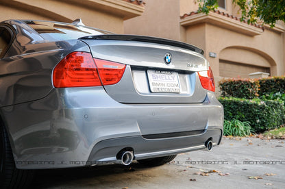 BMW E90 3 Series Performance Style Carbon Fiber Trunk Spoiler - JL Motoring
