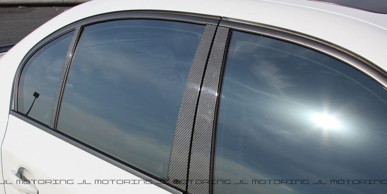 BMW E90 328 335 M3 Carbon Fiber Pillar Covers - JL Motoring