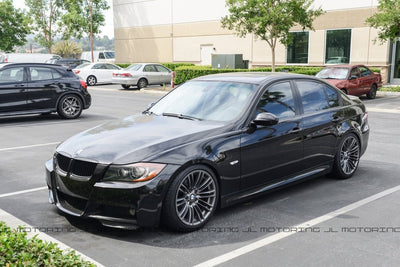 BMW E90 E91 3 Series 328 335 M Sport Carbon Fiber Front Splitters - JL Motoring