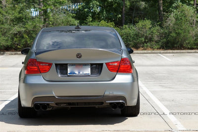 BMW E90 E91 3 Series 328 335 M Sport Carbon Fiber Rear Diffuser - JL Motoring