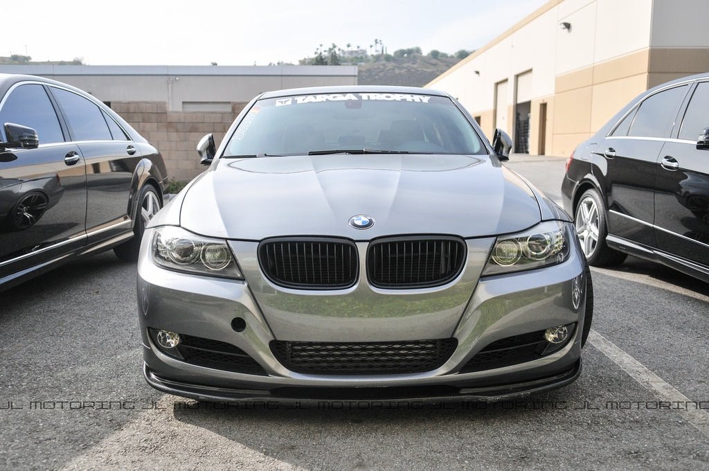 BMW E90 E91 3 Series Carbon Fiber Front Spoiler - JL Motoring