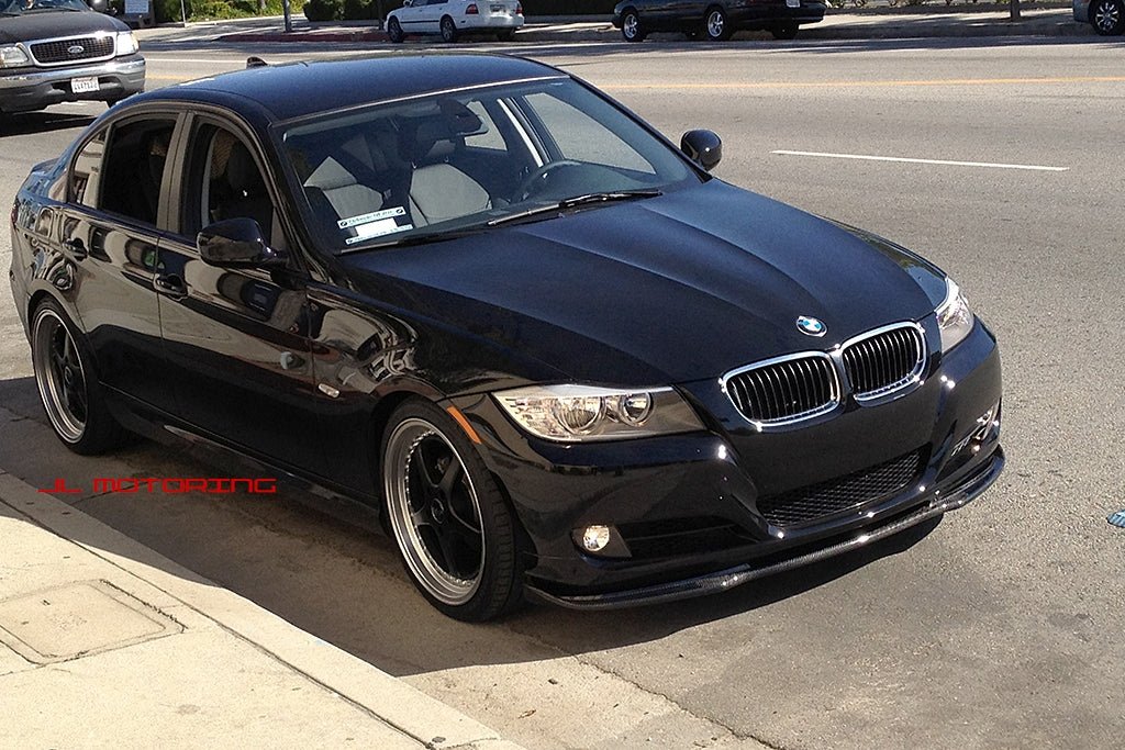 BMW E90 E91 3 Series Carbon Fiber Front Spoiler - JL Motoring