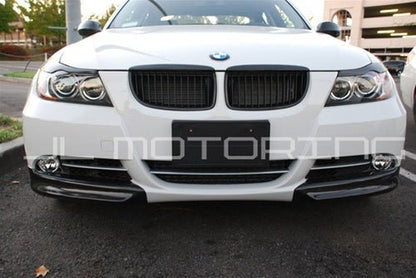 BMW E90 E91 3 Series Carbon Fiber Splitters - JL Motoring