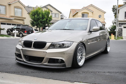 BMW E90 E91 3 Series LCI M Sport Carbon Fiber Front Lip - JL Motoring