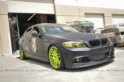 BMW E90 E91 3 Series LCI M Sport Carbon Fiber Front Lip - JL Motoring