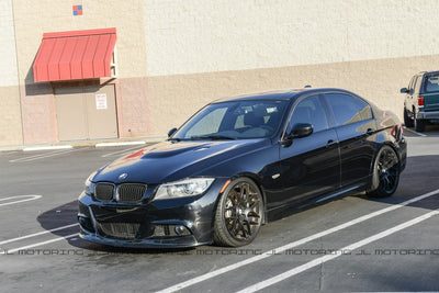 BMW E90 E91 3 Series LCI M Sport Carbon Fiber Front Lip - JL Motoring