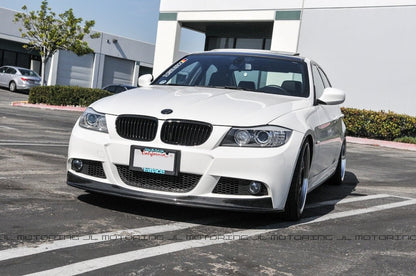 BMW E90 E91 3 Series LCI M Sport Carbon Fiber Front Lip - JL Motoring