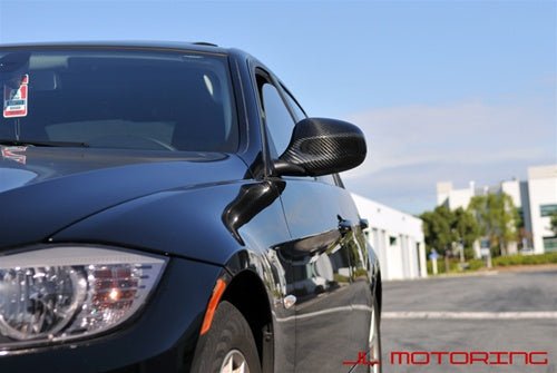 BMW E90 E91 LCI 3 Series Carbon Fiber Mirror Covers - JL Motoring