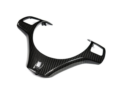 BMW E90 E92 E93 3 Series Carbon Fiber Steering Wheel Trim - JL Motoring
