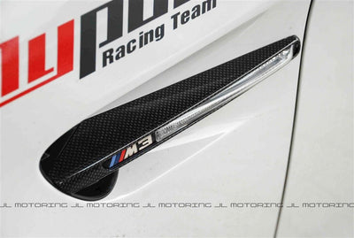 BMW E90 E92 E93 M3 Carbon Fiber Side Grilles - JL Motoring