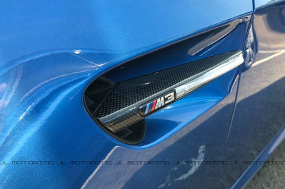 BMW E90 E92 E93 M3 Carbon Fiber Side Grilles - JL Motoring
