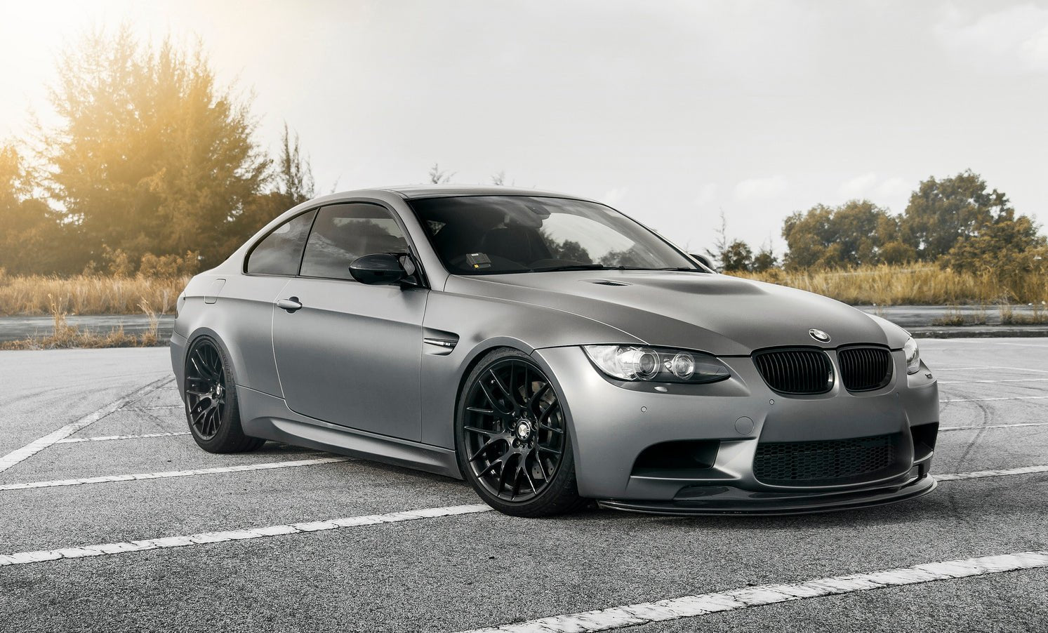 BMW E90 E92 E93 M3 GT2 Carbon Fiber Front Lip - JL Motoring