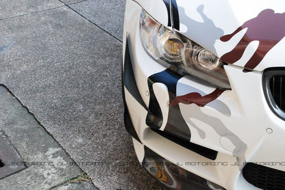 BMW E90 E92 M3 Carbon Fiber Front Canards - JL Motoring