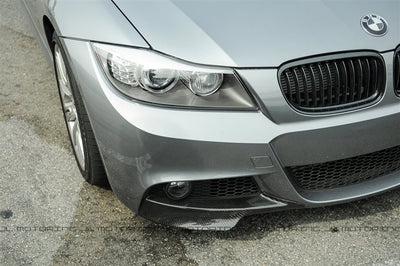 BMW E90 LCI 3 Series M Sport Carbon Fiber Front Splitters - JL Motoring