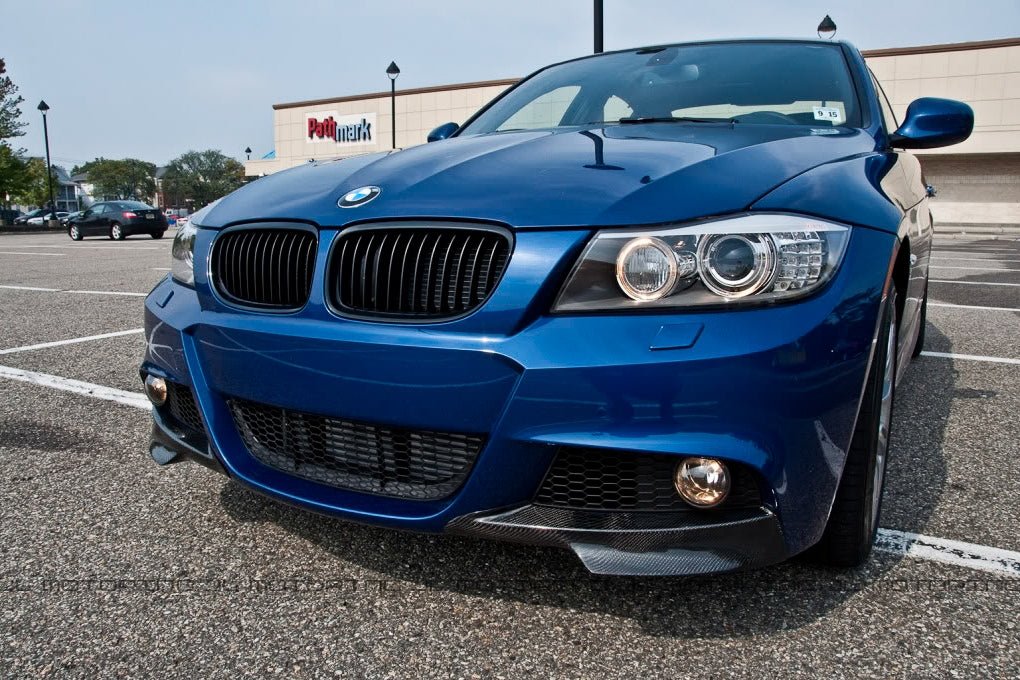 BMW E90 LCI 3 Series M Sport Carbon Fiber Front Splitters - JL