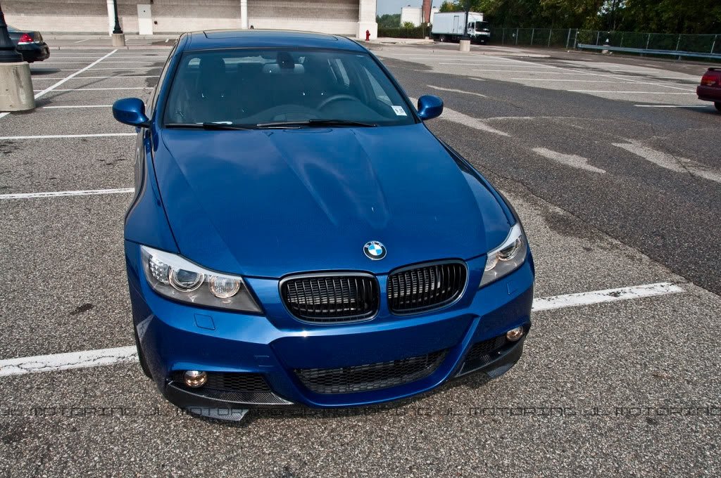 BMW E90 LCI 3 Series M Sport Carbon Fiber Front Splitters - JL