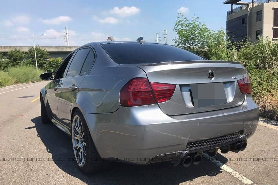BMW E90 M3 GTS Sedan Carbon Fiber Rear Diffuser - JL Motoring