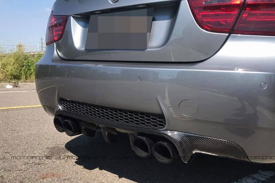 BMW E90 M3 GTS Sedan Carbon Fiber Rear Diffuser - JL Motoring