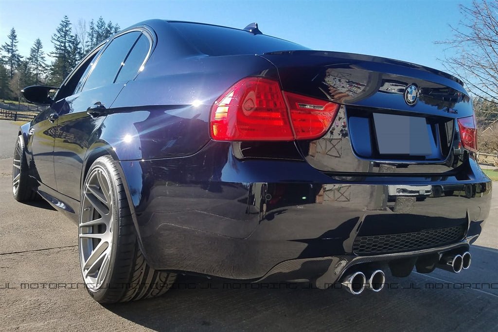 BMW E90 M3 GTS Sedan Carbon Fiber Rear Diffuser - JL Motoring