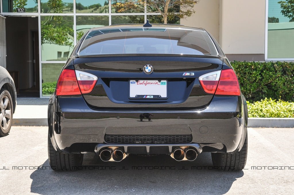 BMW E90 M3 Sedan Type II Carbon Fiber Rear Diffuser - JL Motoring