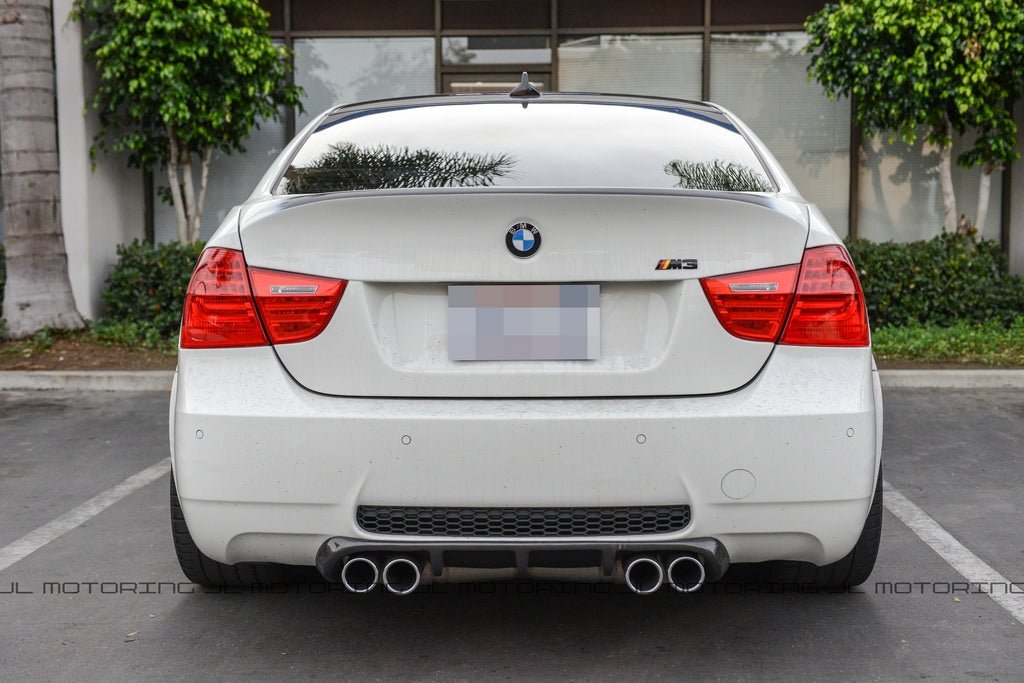 BMW E90 M3 Sedan Type II Carbon Fiber Rear Diffuser - JL Motoring