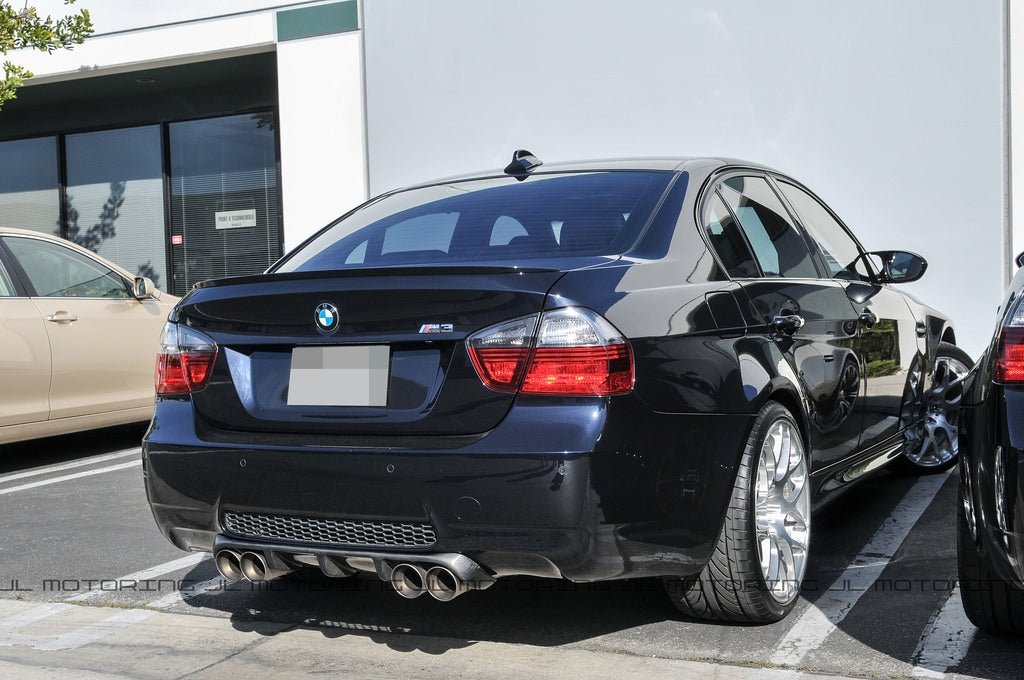 BMW E90 M3 Sedan Type II Carbon Fiber Rear Diffuser - JL Motoring
