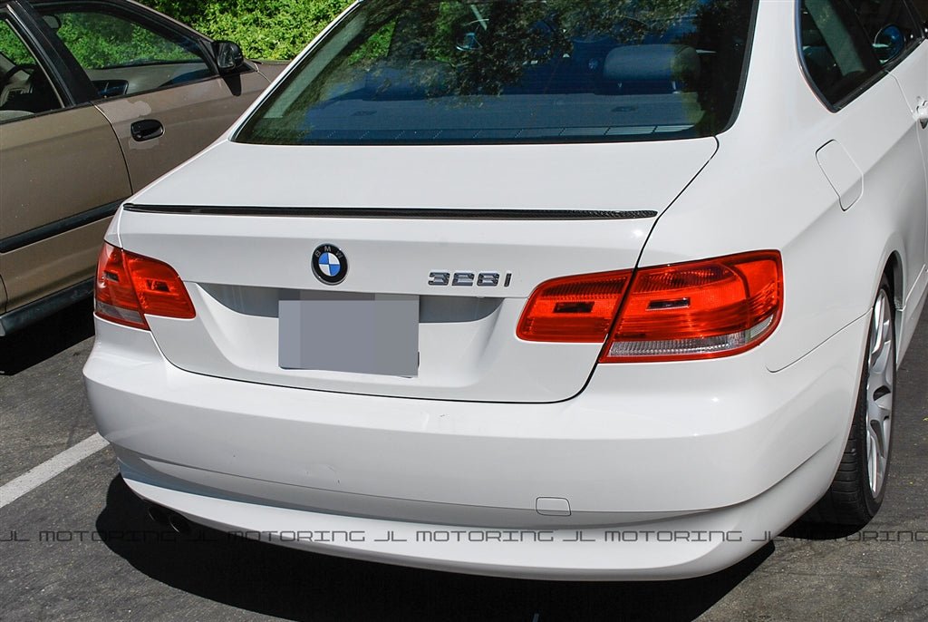 BMW E92 3 Series Coupe M3 Style Carbon Fiber Trunk Spoiler - JL Motoring