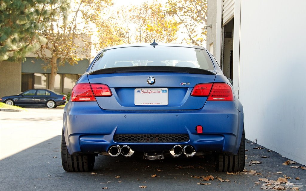 BMW E92 3 Series Coupe Performance Style Carbon Fiber Trunk Spoiler - JL Motoring