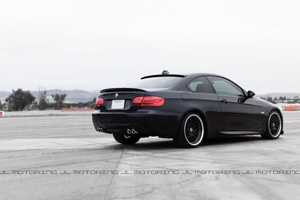 BMW E92 3 Series Coupe Performance Style Carbon Fiber Trunk Spoiler - JL Motoring