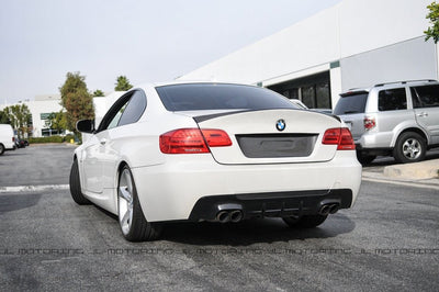 BMW E92 3 Series M Sport DTM Carbon Fiber Rear Diffuser - Quad - JL Motoring