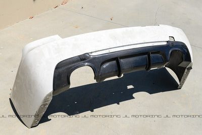 BMW E92 3 Series M Sport Performance Style Carbon Fiber Rear Diffuser - JL Motoring