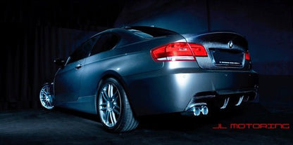 BMW E92 3 Series M Sport Performance Style Carbon Fiber Rear Diffuser - JL Motoring
