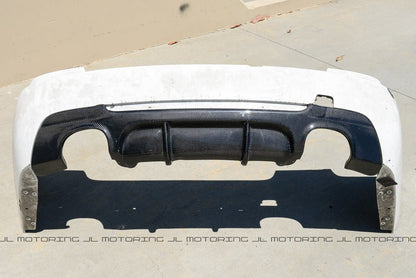 BMW E92 3 Series M Sport Performance Style Carbon Fiber Rear Diffuser - JL Motoring