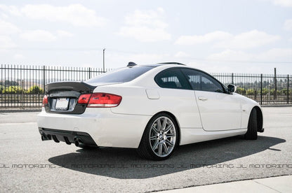 BMW E92 3 Series M Sport Performance Style Carbon Fiber Rear Diffuser - JL Motoring