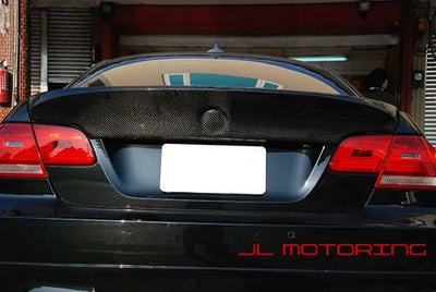 BMW E92 CSL Style Add On Carbon Fiber Trunk Spoiler - JL Motoring