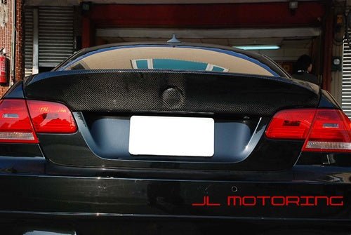 BMW E92 CSL Style Add On Carbon Fiber Trunk Spoiler - JL Motoring