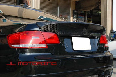BMW E92 CSL Style Add On Carbon Fiber Trunk Spoiler - JL Motoring