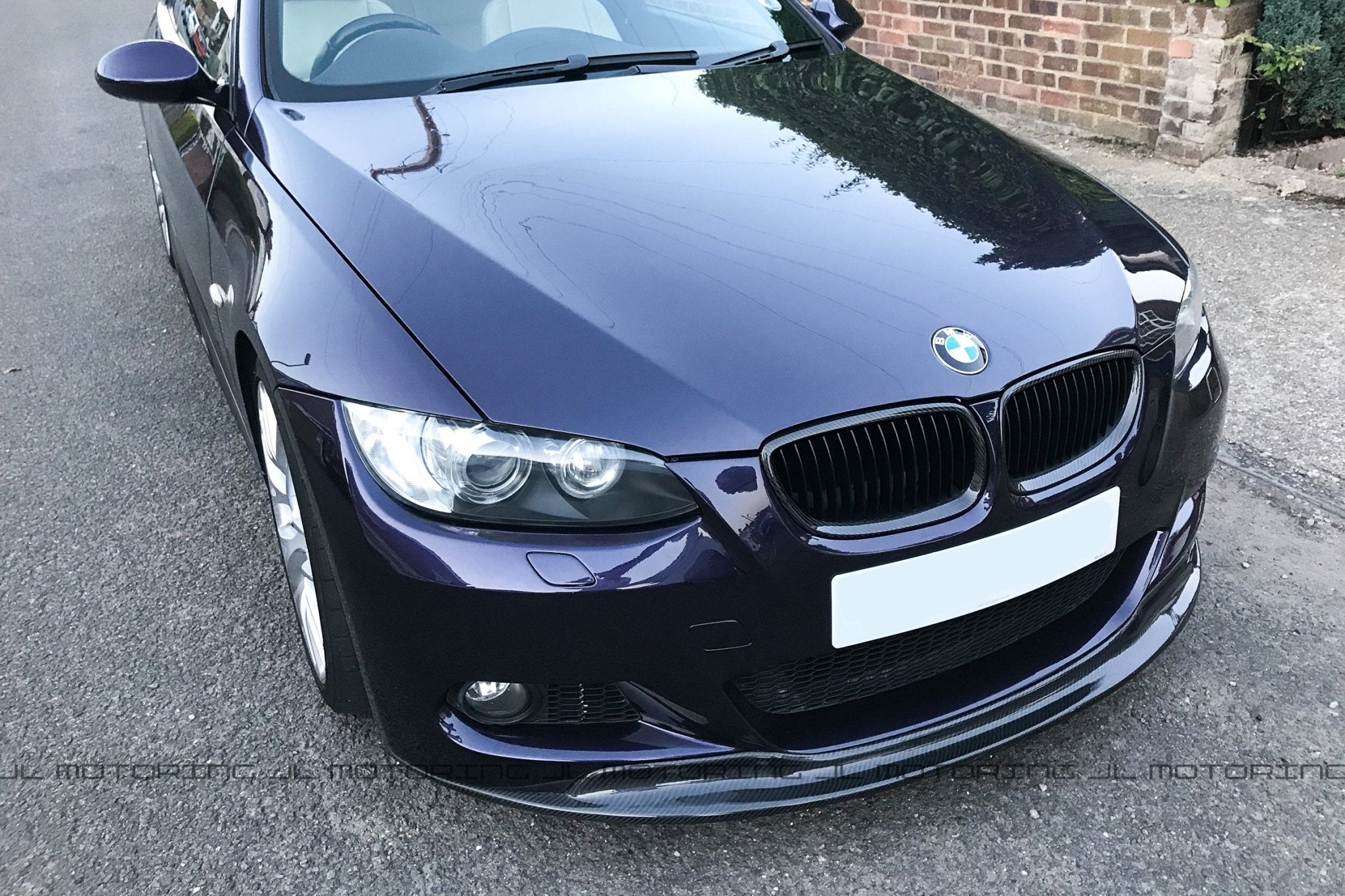 BMW E92 E93 3 Series M Sport Carbon Fiber Front Lip - JL Motoring