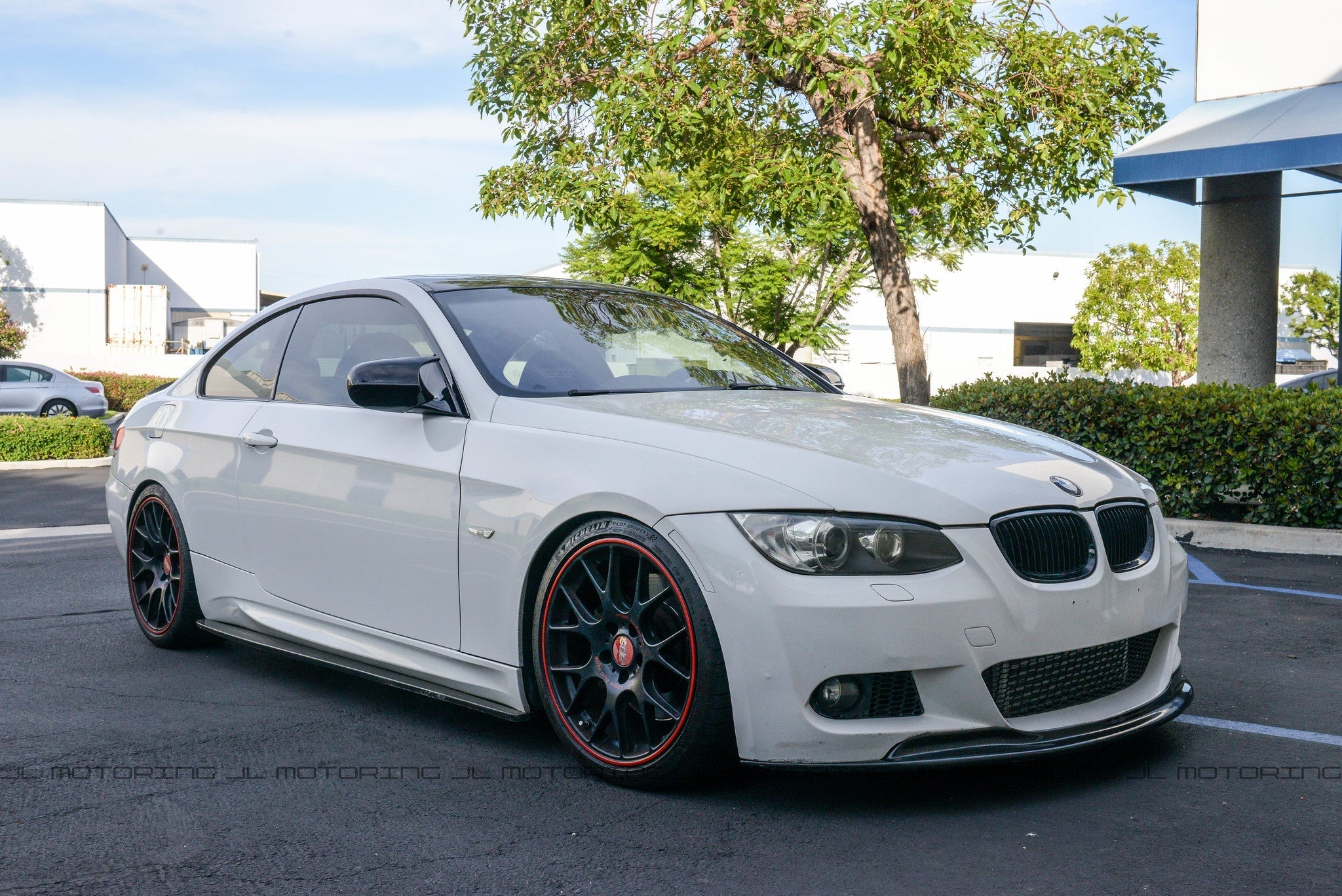 BMW E92 E93 3 Series M Sport Carbon Fiber Front Lip - JL Motoring