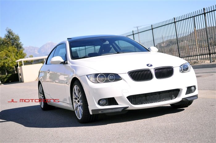 BMW E92 E93 3 Series M Sport Carbon Fiber Front Splitters - JL Motoring