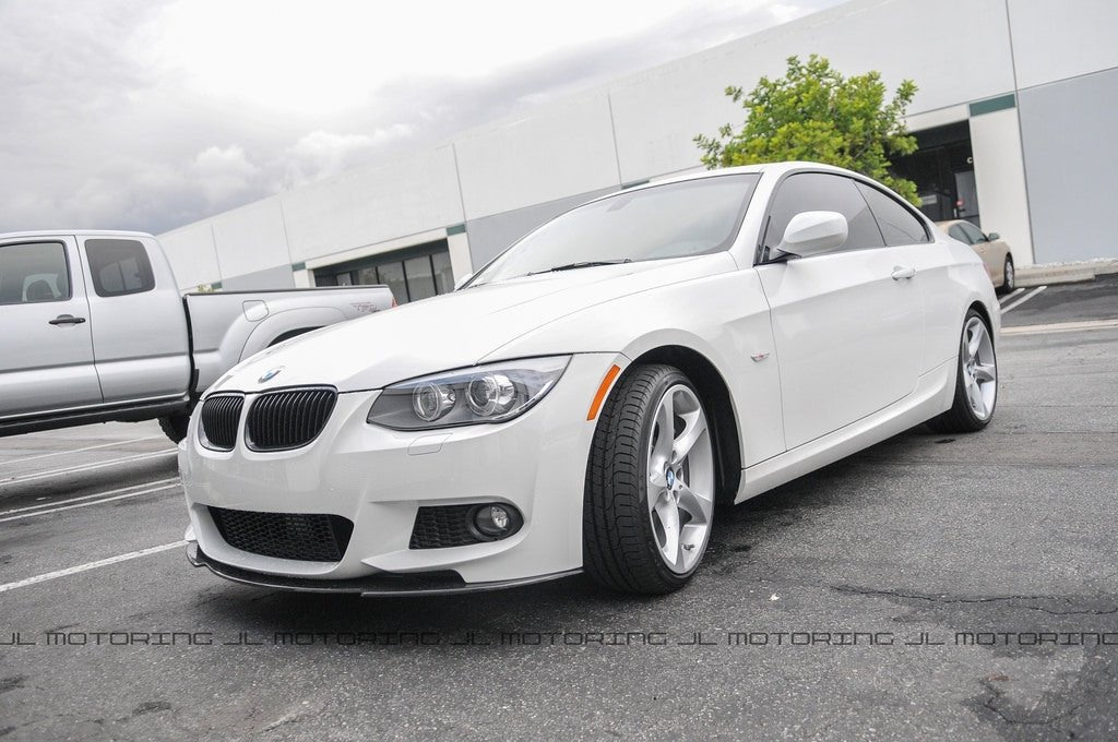 BMW E92 E93 3 Series M Sport Carbon Fiber Front Spoiler - JL Motoring