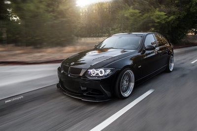 BMW E92 E93 3 Series M Sport Carbon Fiber Front Spoiler - JL Motoring