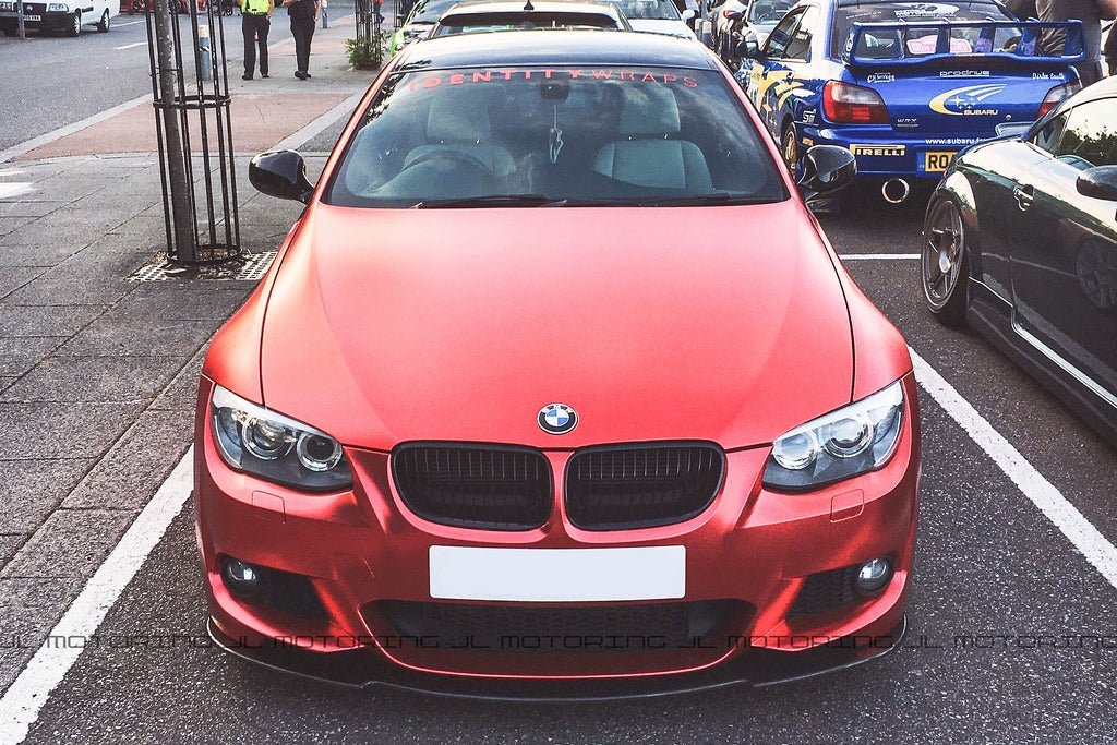 BMW E92 E93 3 Series M Sport Carbon Fiber Front Spoiler - JL Motoring