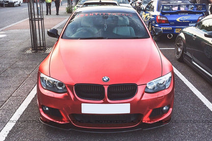 BMW E92 E93 3 Series M Sport Carbon Fiber Front Spoiler - JL Motoring