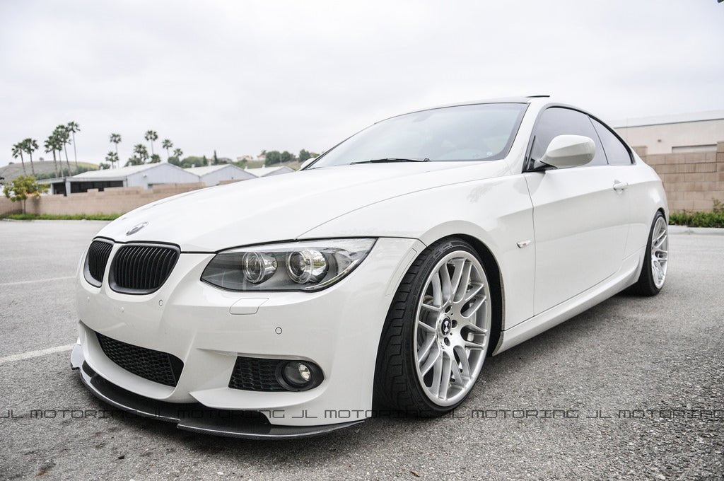 BMW E92 E93 3 Series M Sport Carbon Fiber Front Spoiler - JL Motoring