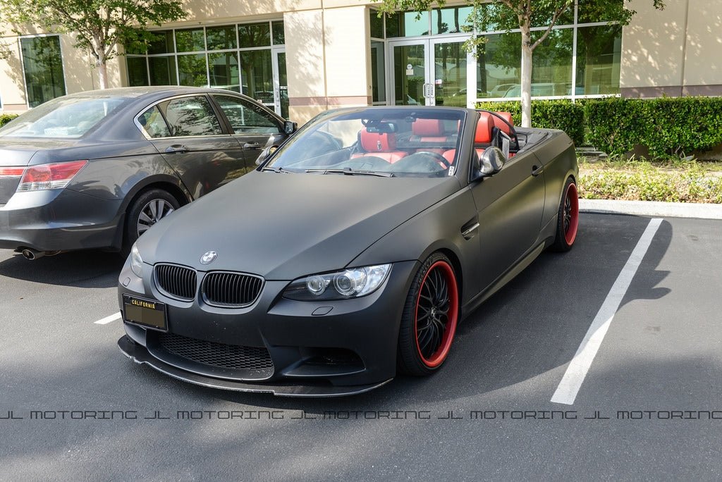 BMW E92 E93 3 Series M Sport Carbon Fiber Front Spoiler - JL Motoring