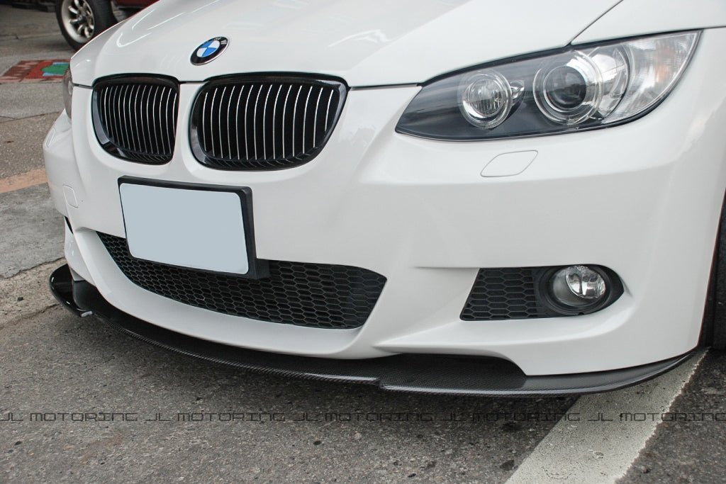 BMW E92 E93 3 Series M Sport Carbon Fiber Front Spoiler - JL Motoring